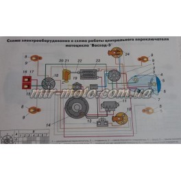 Схема проводки восход 3